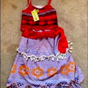 Moana Costume NWT